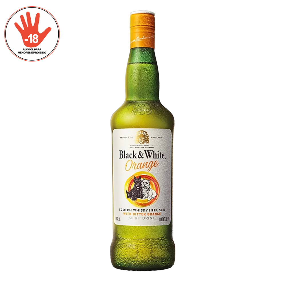 BLACK E WHITE ORANGE 700ML