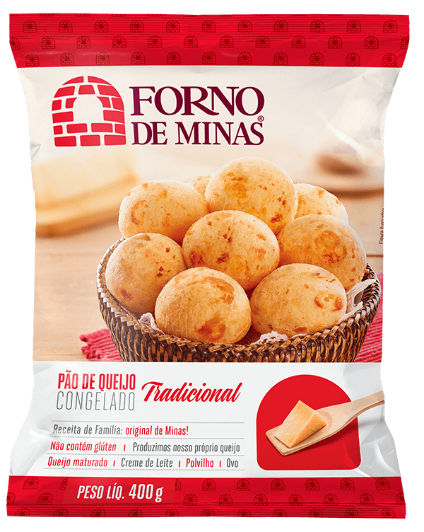 PÃO DE QUEIJO FORNO DE MINAS TRADICIONAL 400G