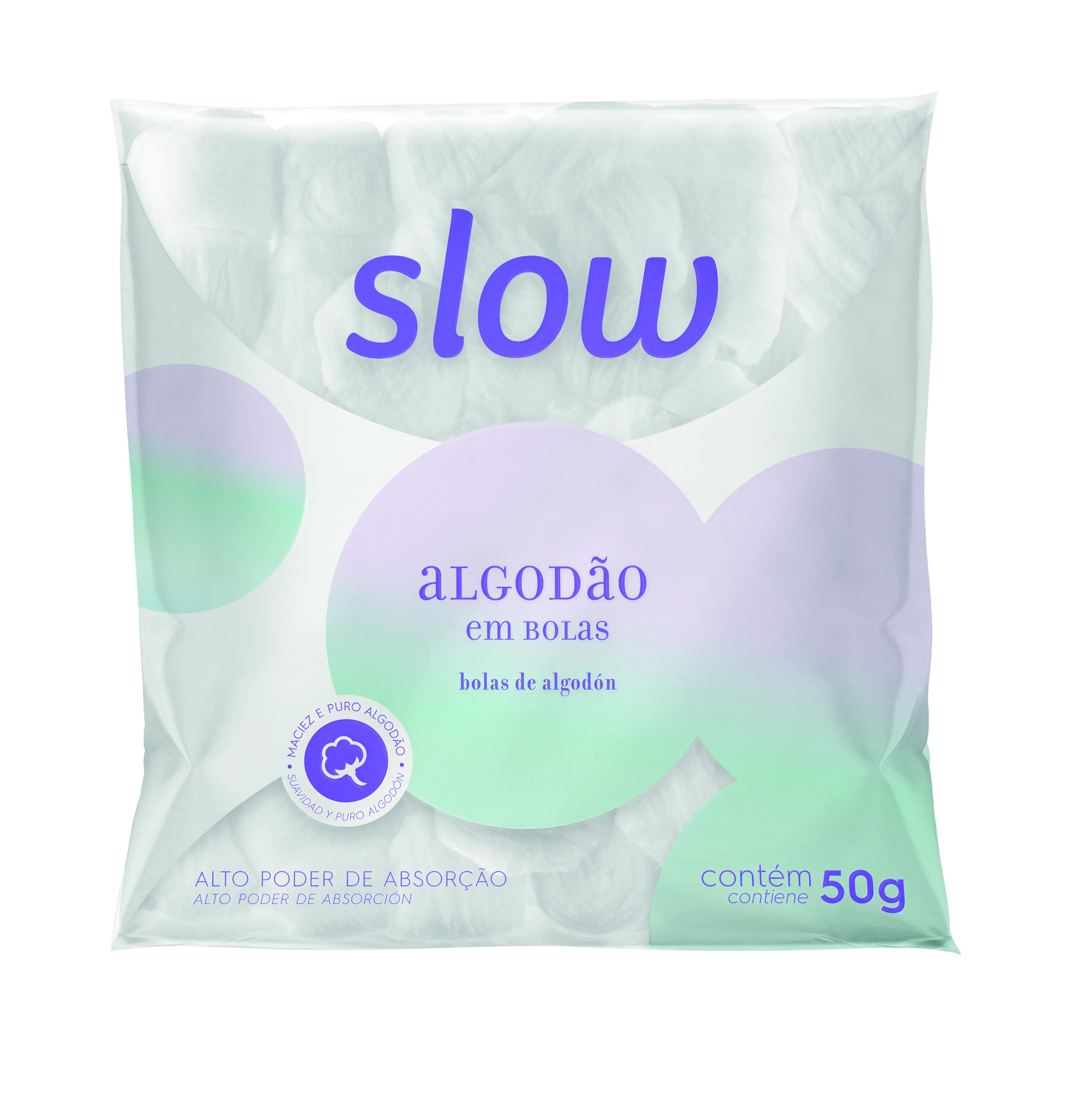 ALGODAO EM BOLAS SLOW 50GR