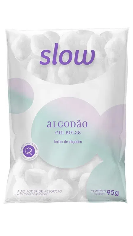 ALGODAO EM BOLAS SLOW 95GR
