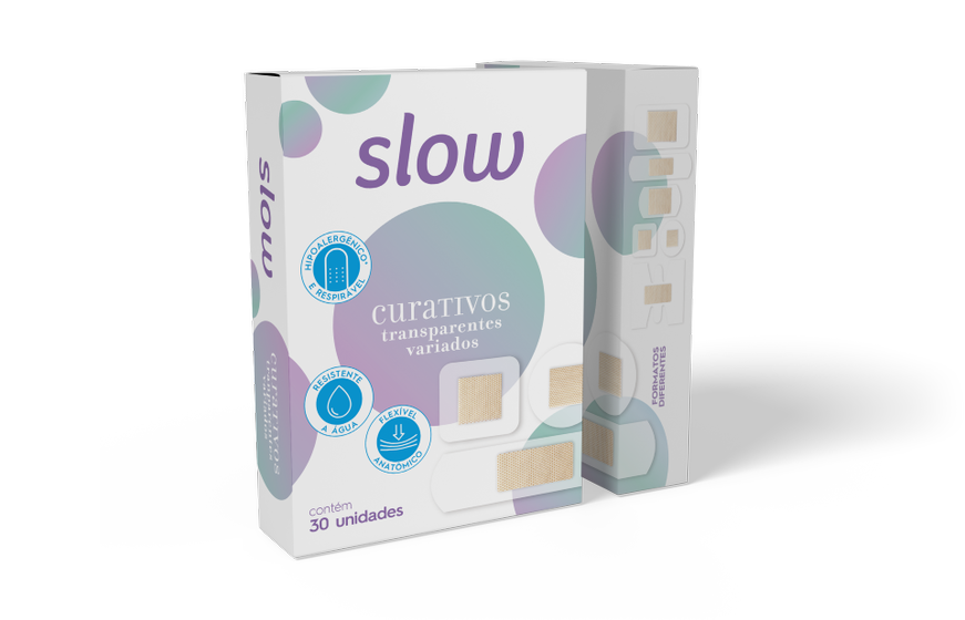 CURATIVOS TRANSPARENTES SLOW VARIADOS 30 UND