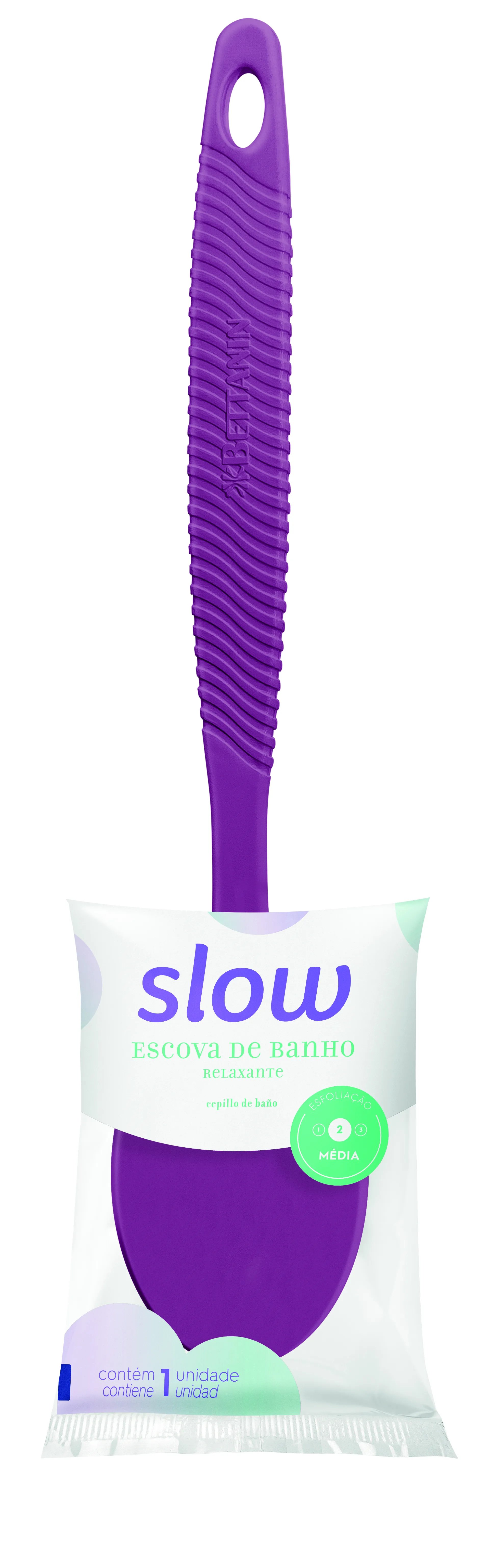 ESCOVA DE BANHO RELAXANTE PURPLE SLOW