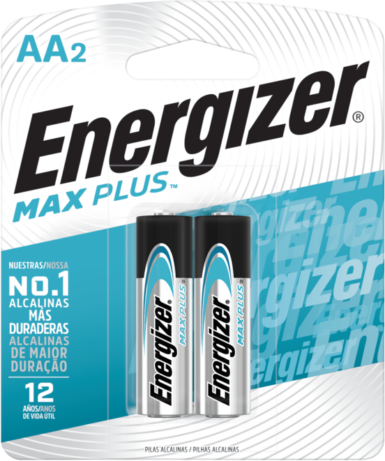 PILHA ENERGIZER MAX PLUS ALCALINA AA PEQUENA COM 2 UND