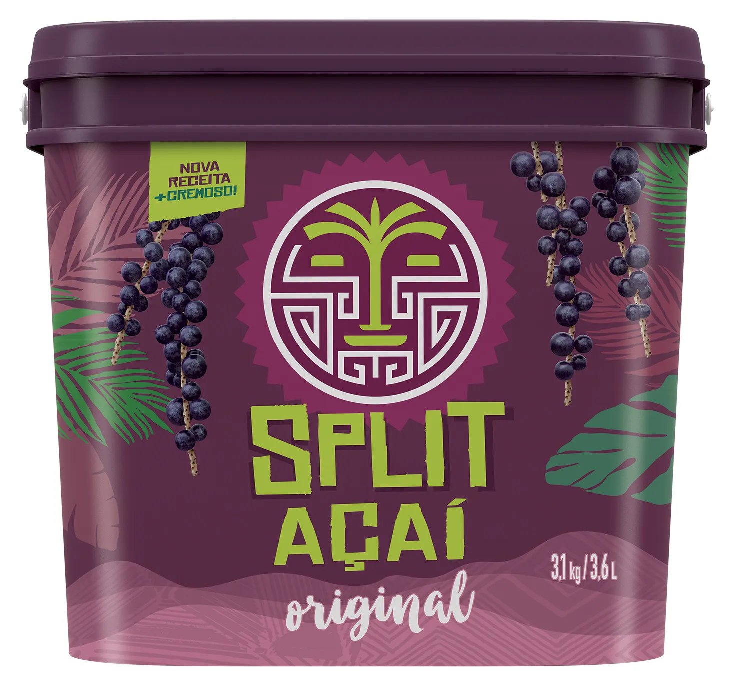 *AÇAÍ SPLIT BALDE NATURAL 3,6L