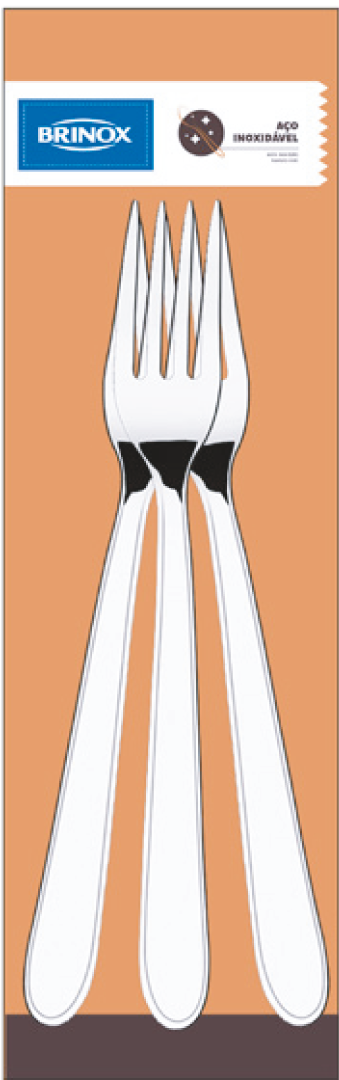 **GARFO DE MESA TURIM COM 3PCS