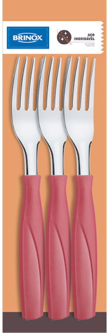 **GARFO DE MESA ITAPARICA COM 3PCS VRM