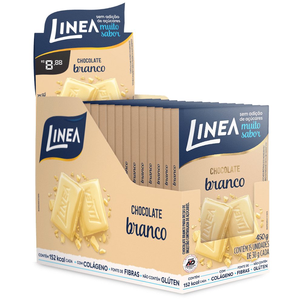 CHOCOLATE LINEA COOKIES'N CREAM B 15X30G