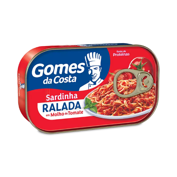 SARDINHA GOMES DA COSTA RALADA EM MOLHO TOMATE 110GR