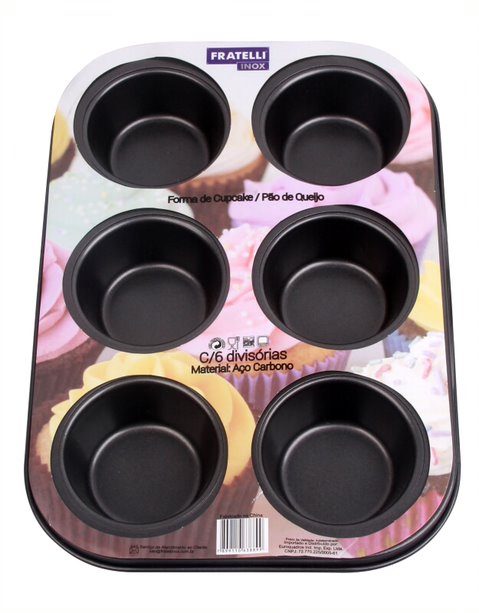 *FORMA DE CUPCAKE E PAO DE QUEIJO ACO CA