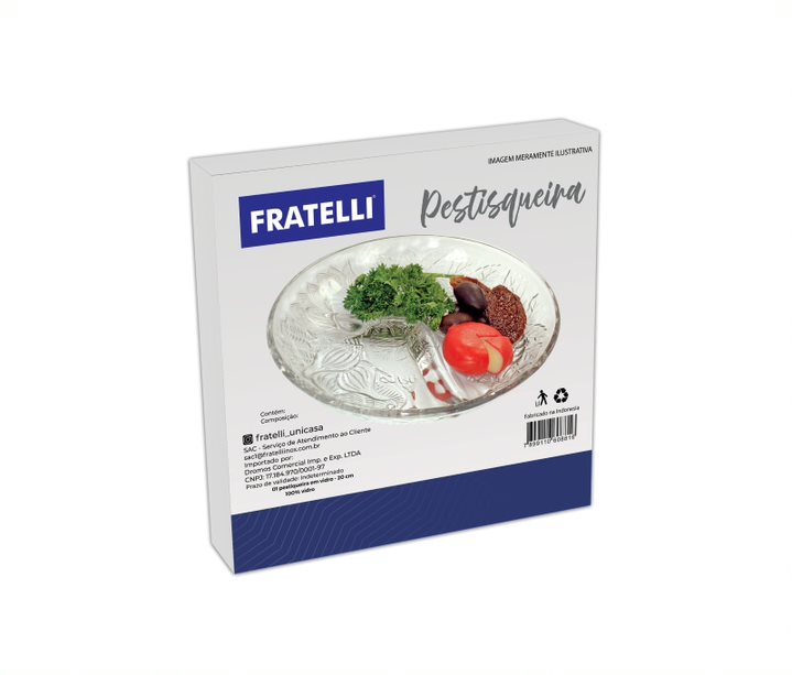 **PETISQUEIRA EM VIDRO 20CM