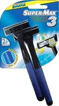 *BARBEADOR SUPER MAX 3 AZUL COM 2