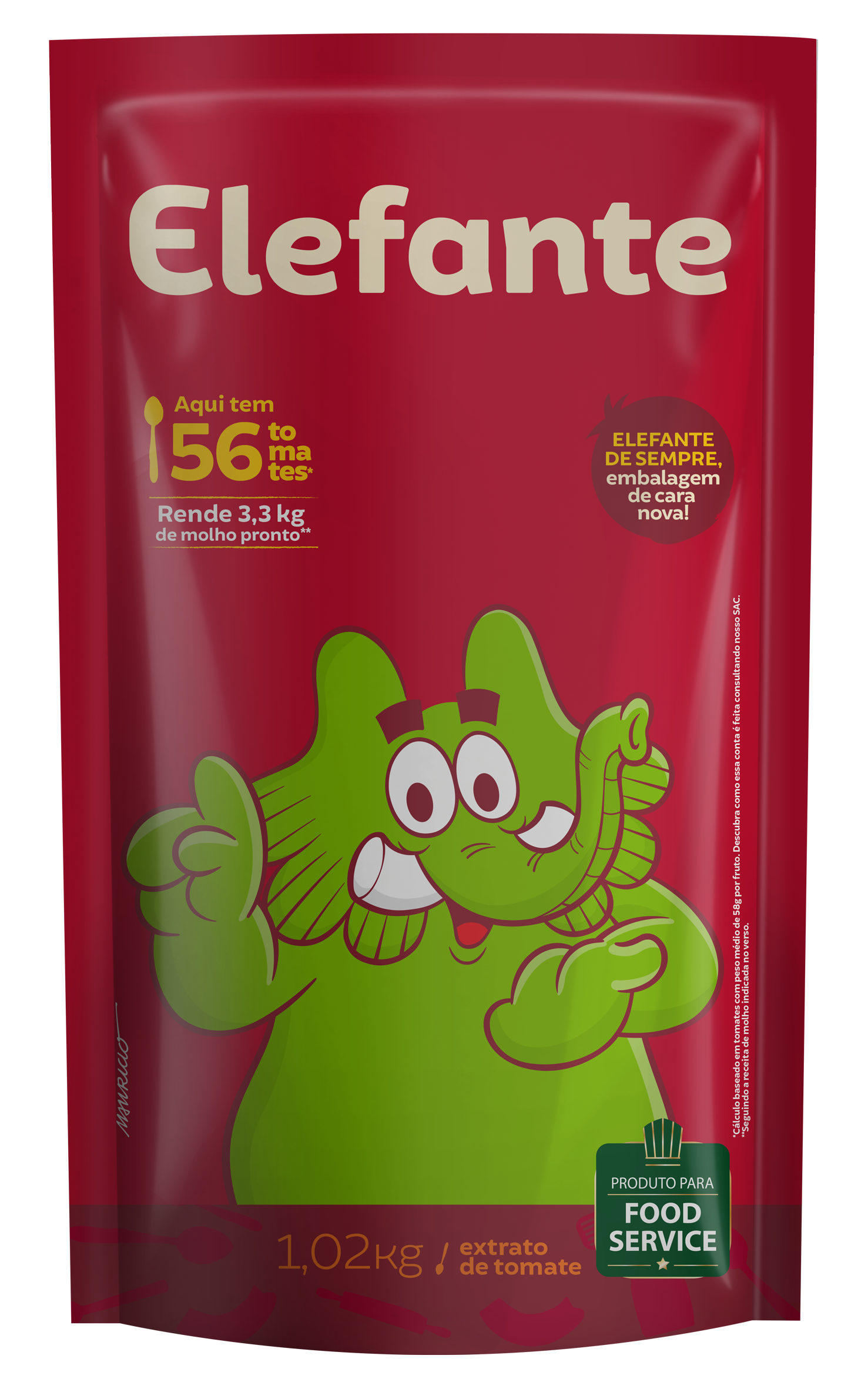 EXTRATO DE TOMATE ELEFANTE TP 1,02KG
