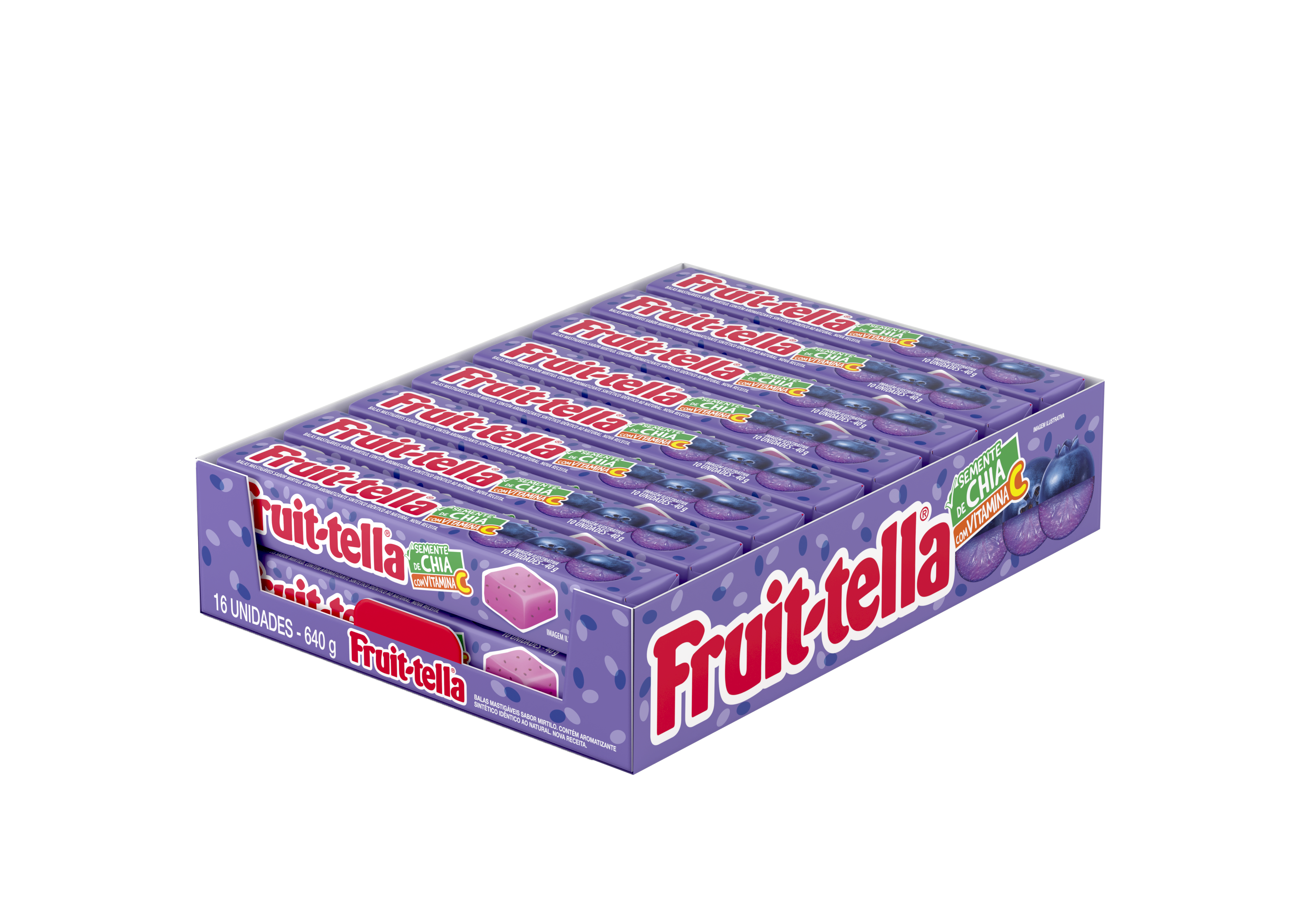 FRUITTELLA BLUEBERRY 16X40G 640G