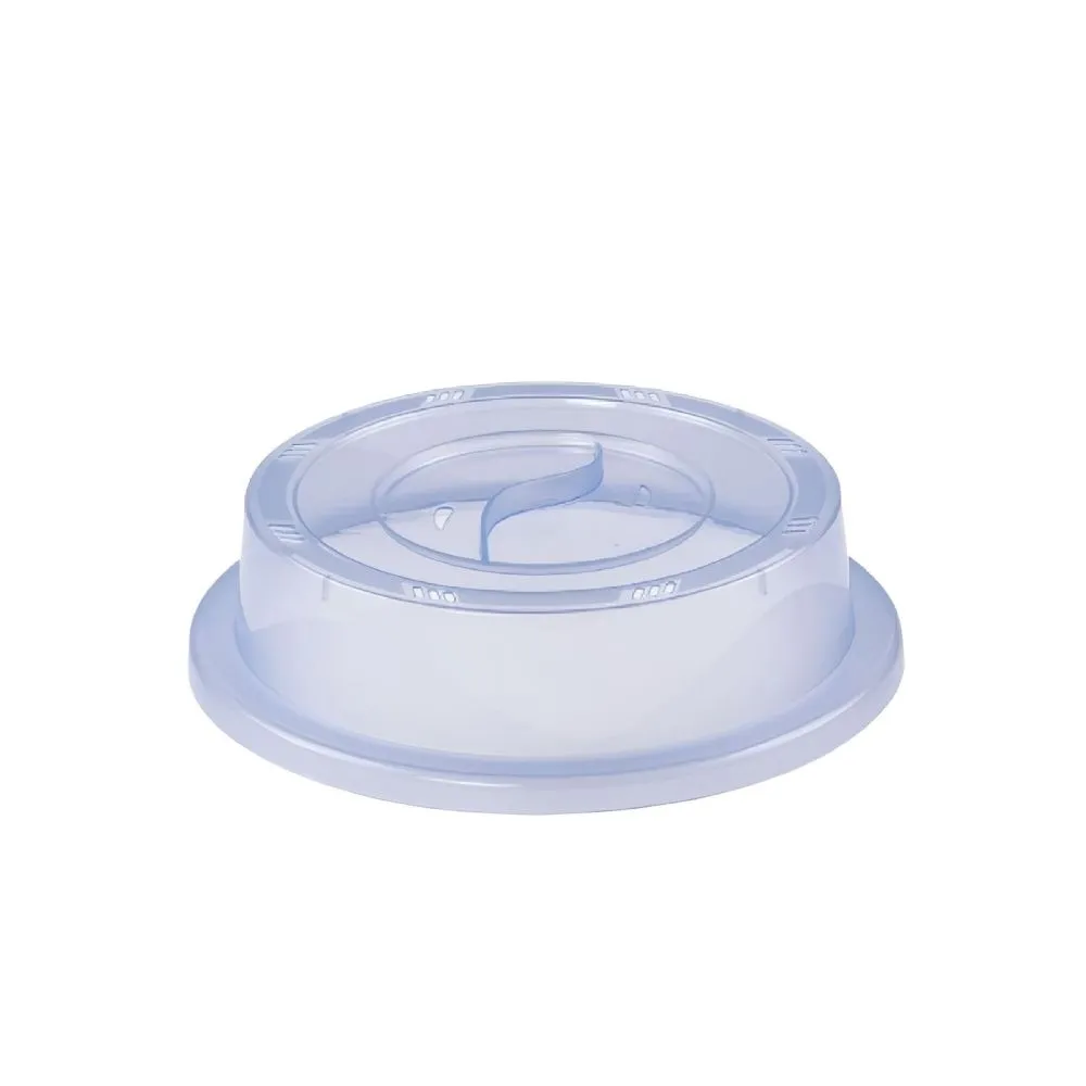 *TAMPA PARA PRATOS MICROONDAS AZUL TRANS