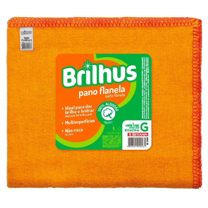 PANO FLANELA BRILHUS G
