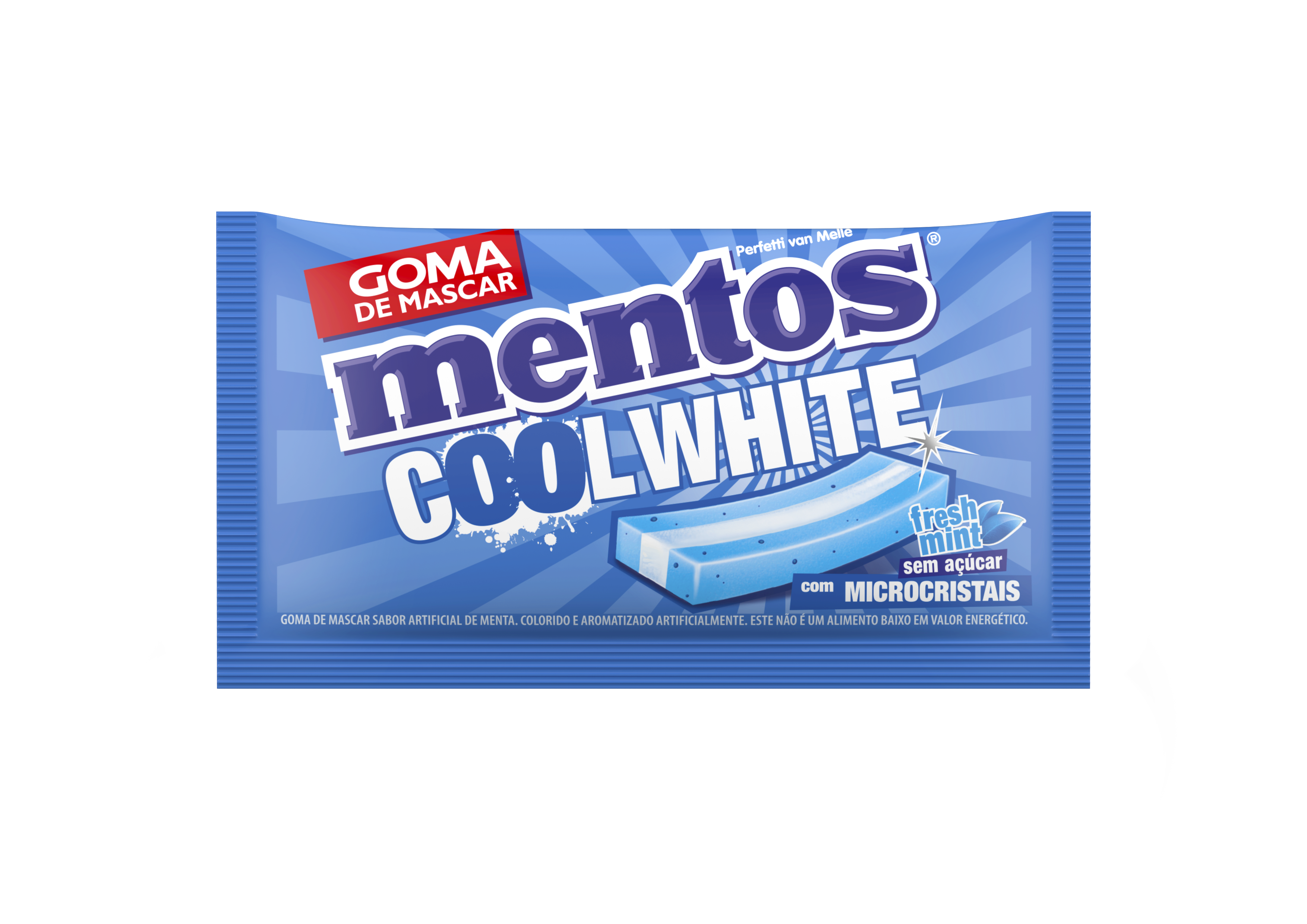 MENTOS 3 CAMADAS COOL WHITE PEPPERMINT 15X8,5G 127,5G