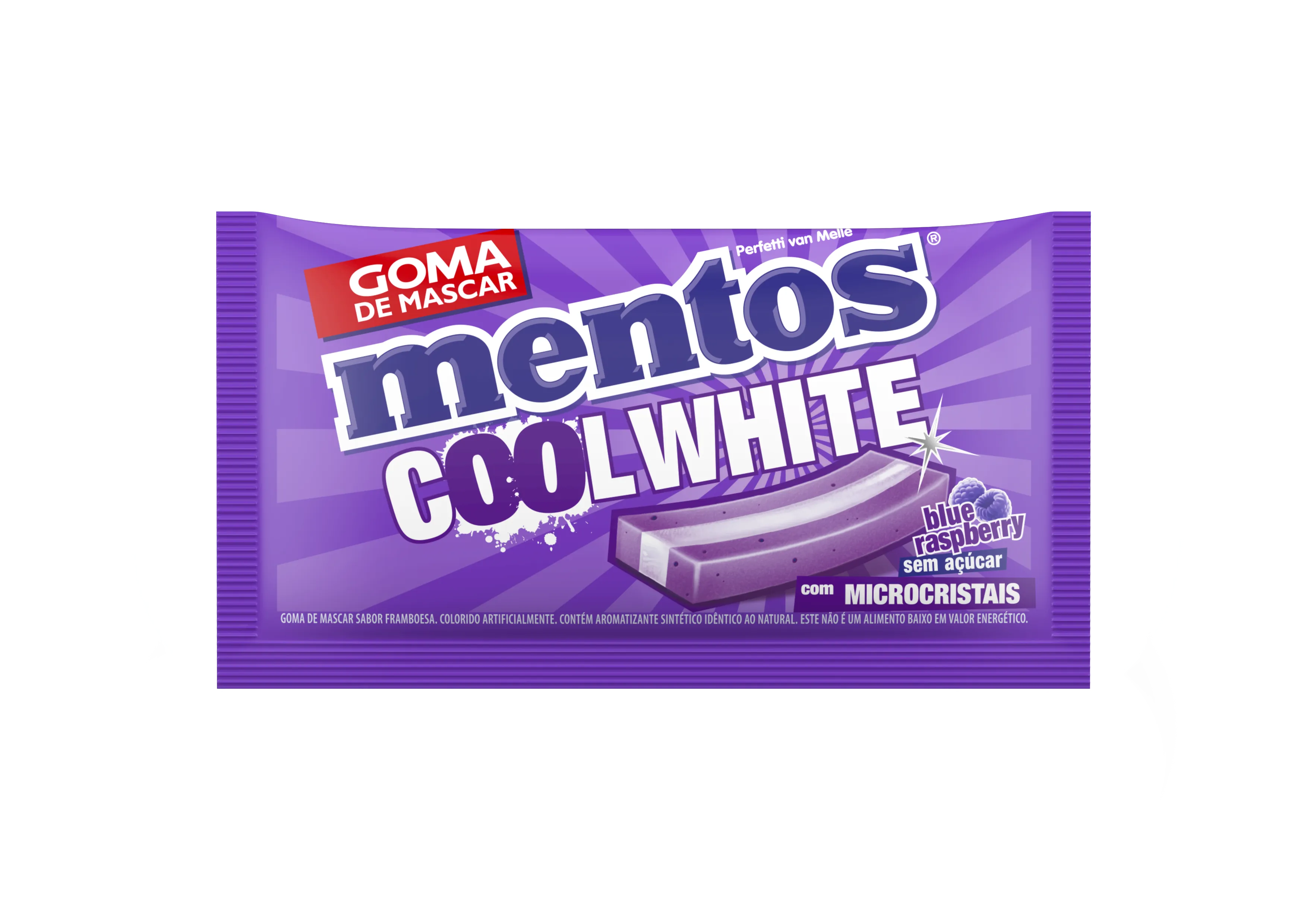 MENTOS 3 CAMADAS COOL WHITE BLUE RASPBERRY 127,5G