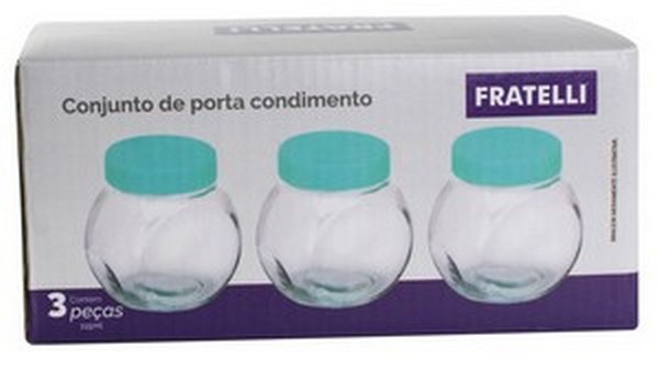 **CONJUNTO PORTA CONDIMENTOS 115ML ACQUA
