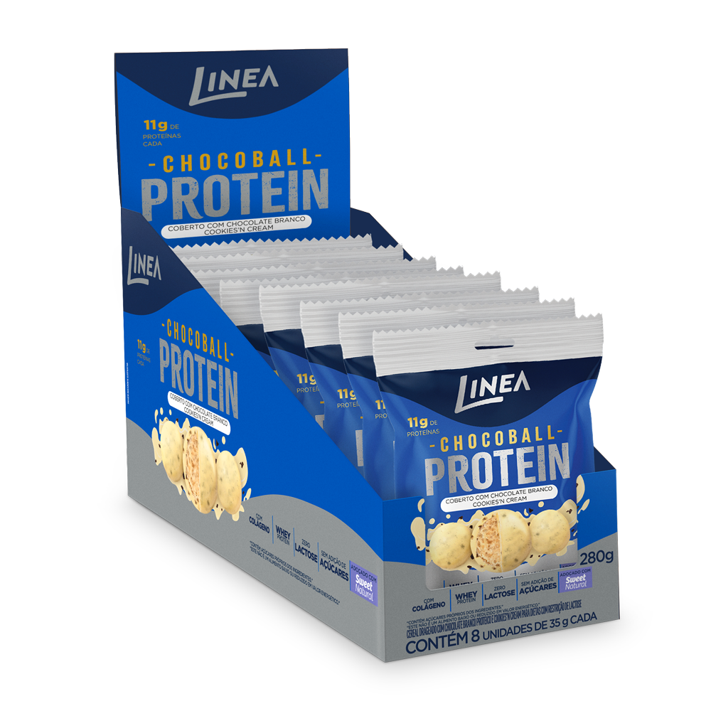 CHOCOBALL LINEA PROTEIN COOKIES'N 8X35G
