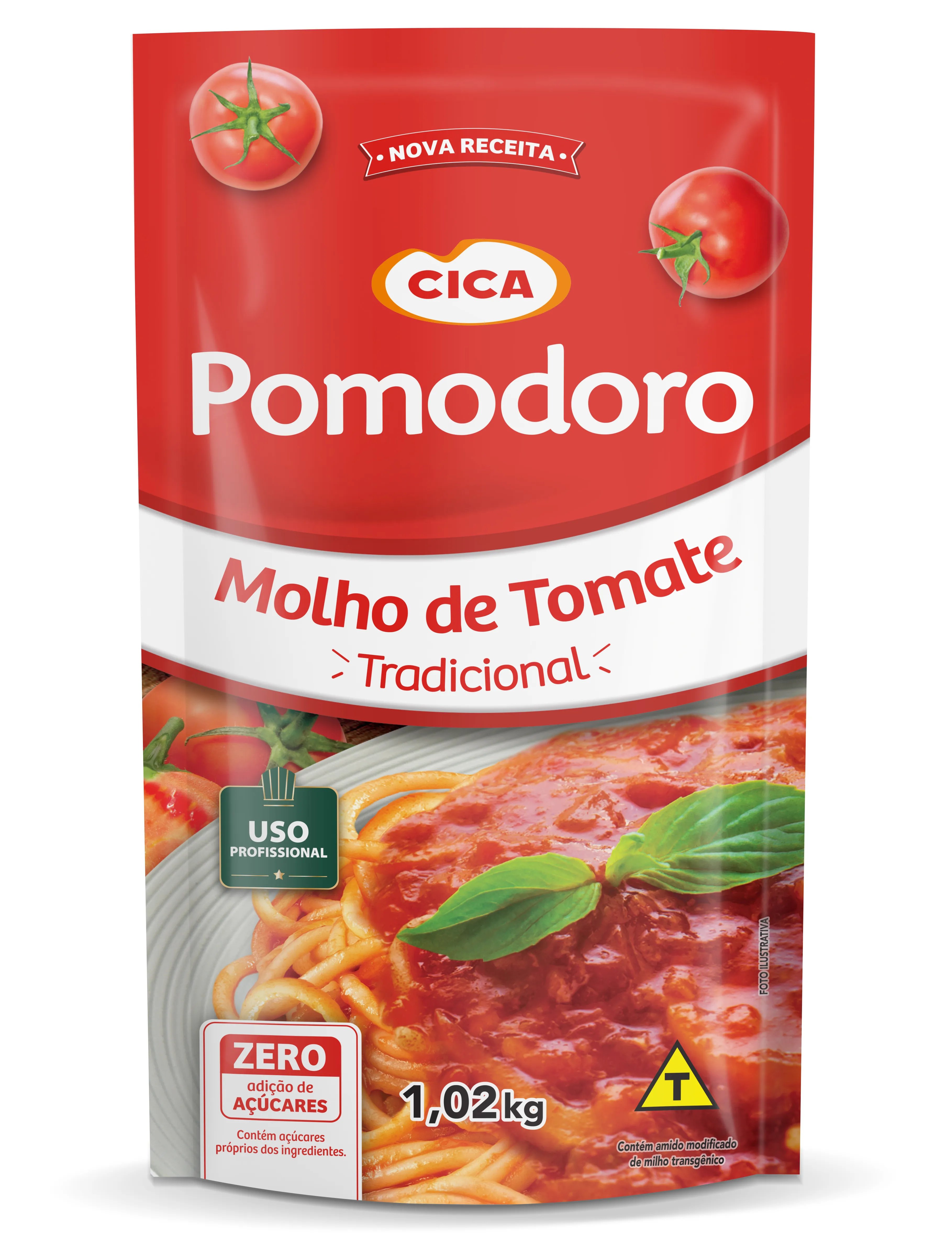 MOLHO DE TOMATE POMODORO TRADICIONAL 1,02KG