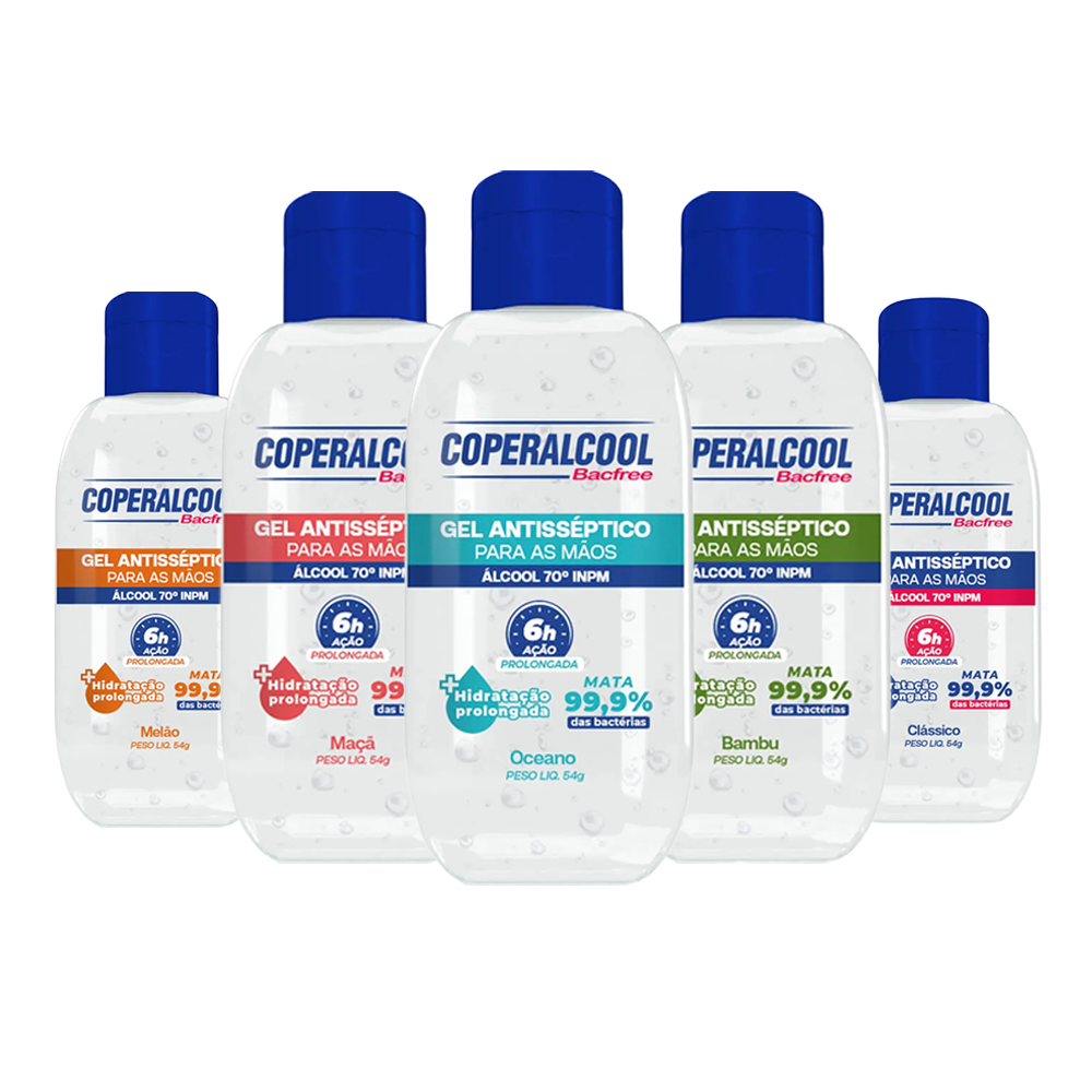 ÁLCOOL GEL 70 COPERALCOOL HIGIENIZANTE 12X54GR