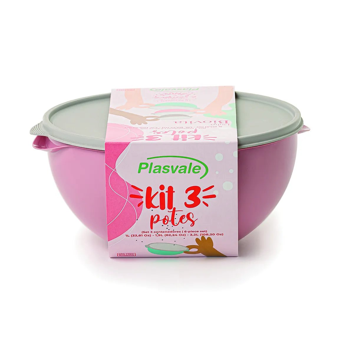 *KIT 03 POTES BIOVITA 241/242/243