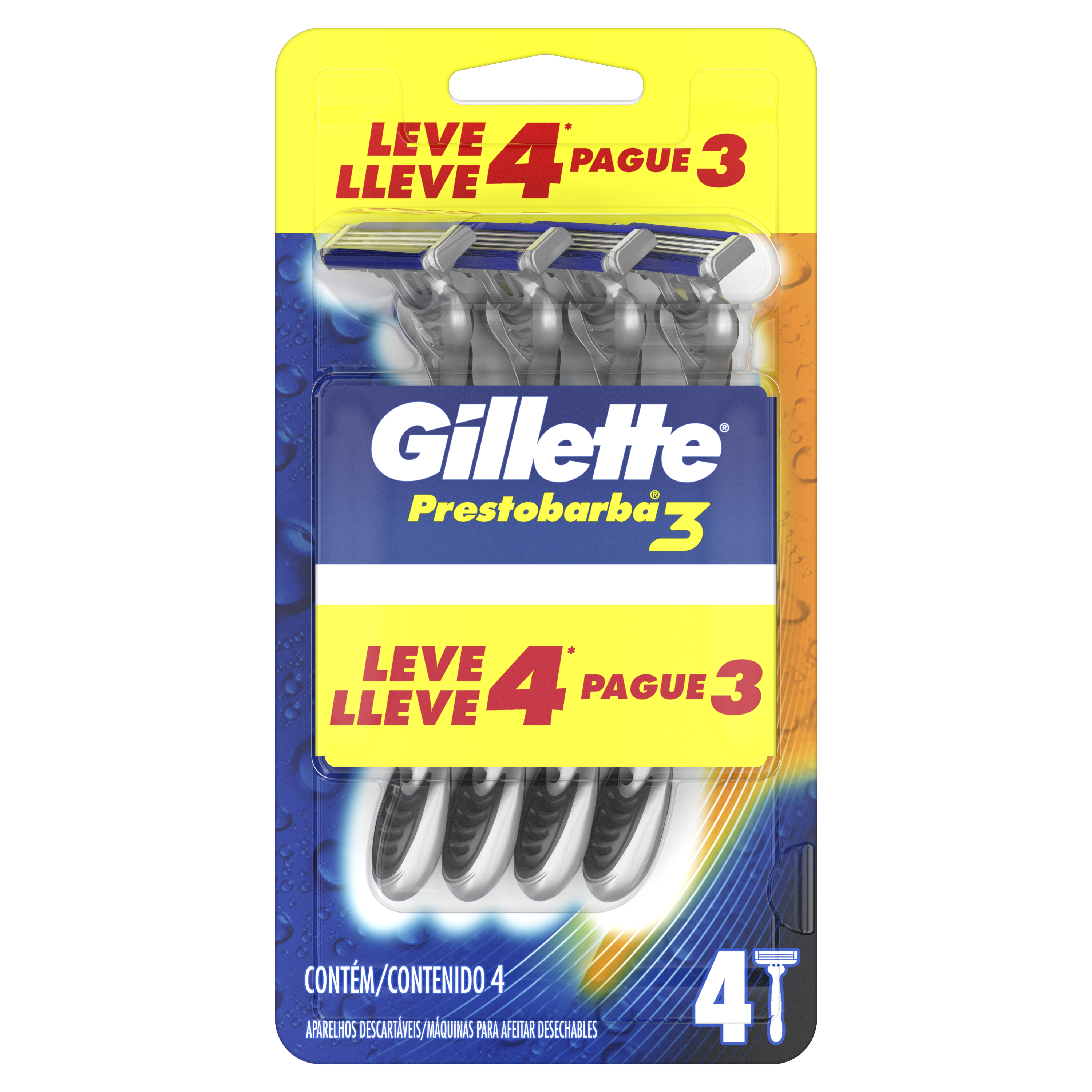 *APAR. DE BARBEAR GILLETTE PRESTO 3 LV4