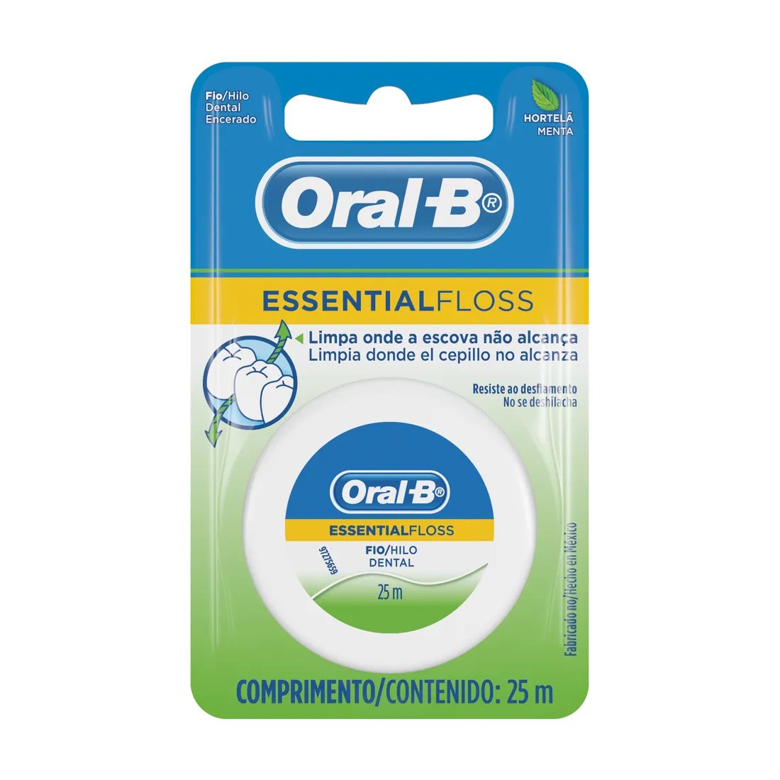 *FIO DENTAL ORAL-B ESSENCIAL 25MT MENTA