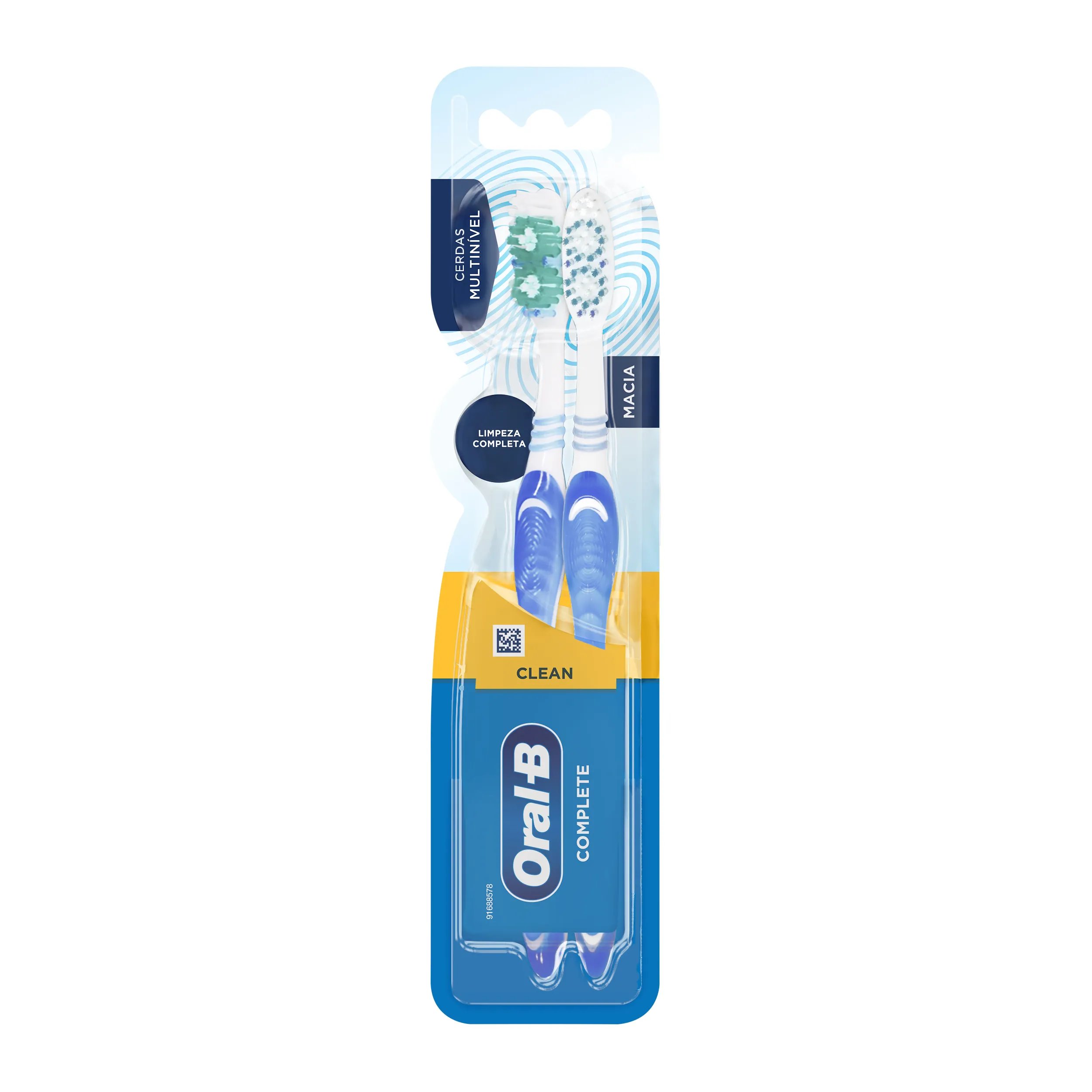 *ESCOVA DENTAL ORAL-B C/PLETE 40 C/ 2