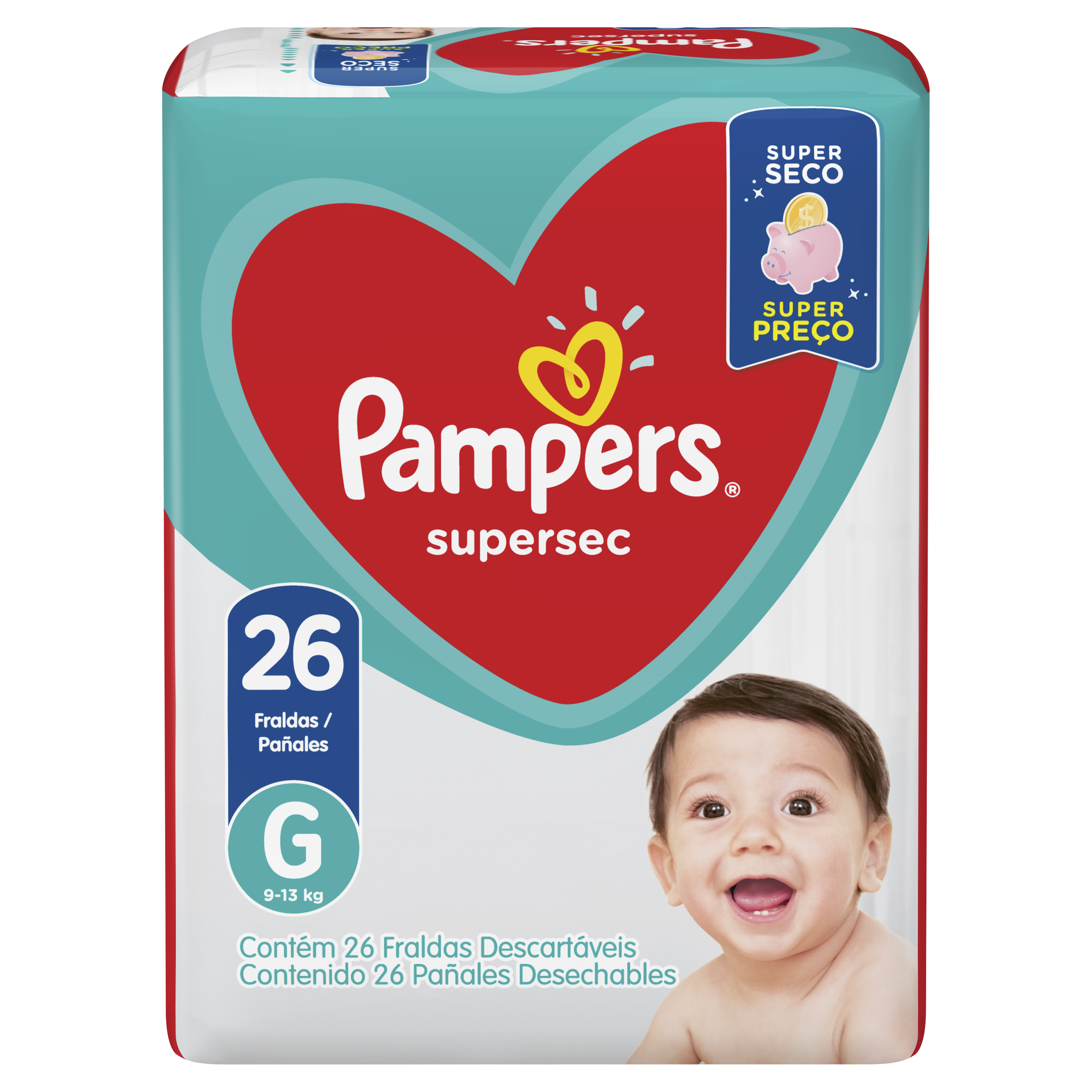 *FDA. PAMPERS SS G C/ 26