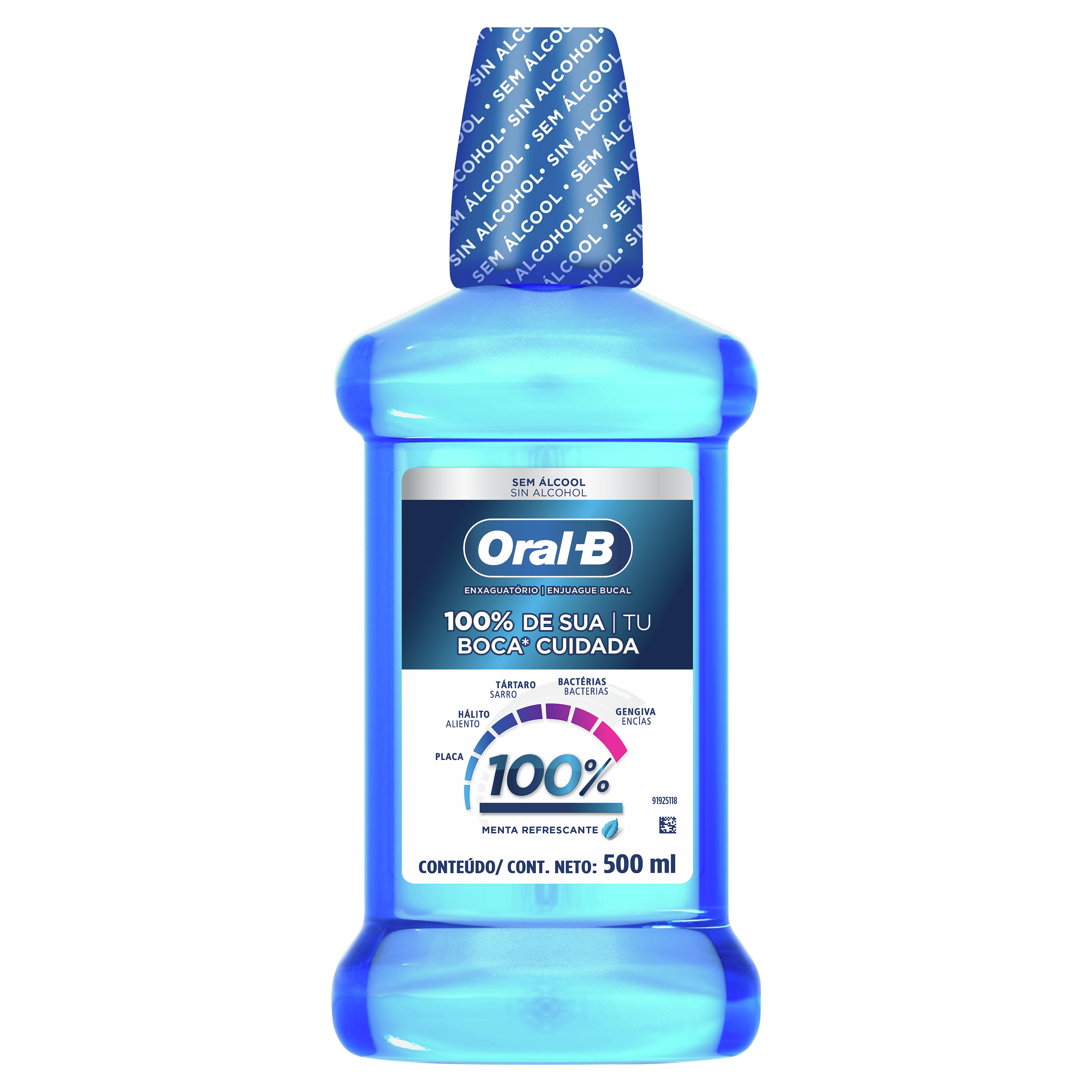 *ANTISSEP ORAL-B 100% 500ML