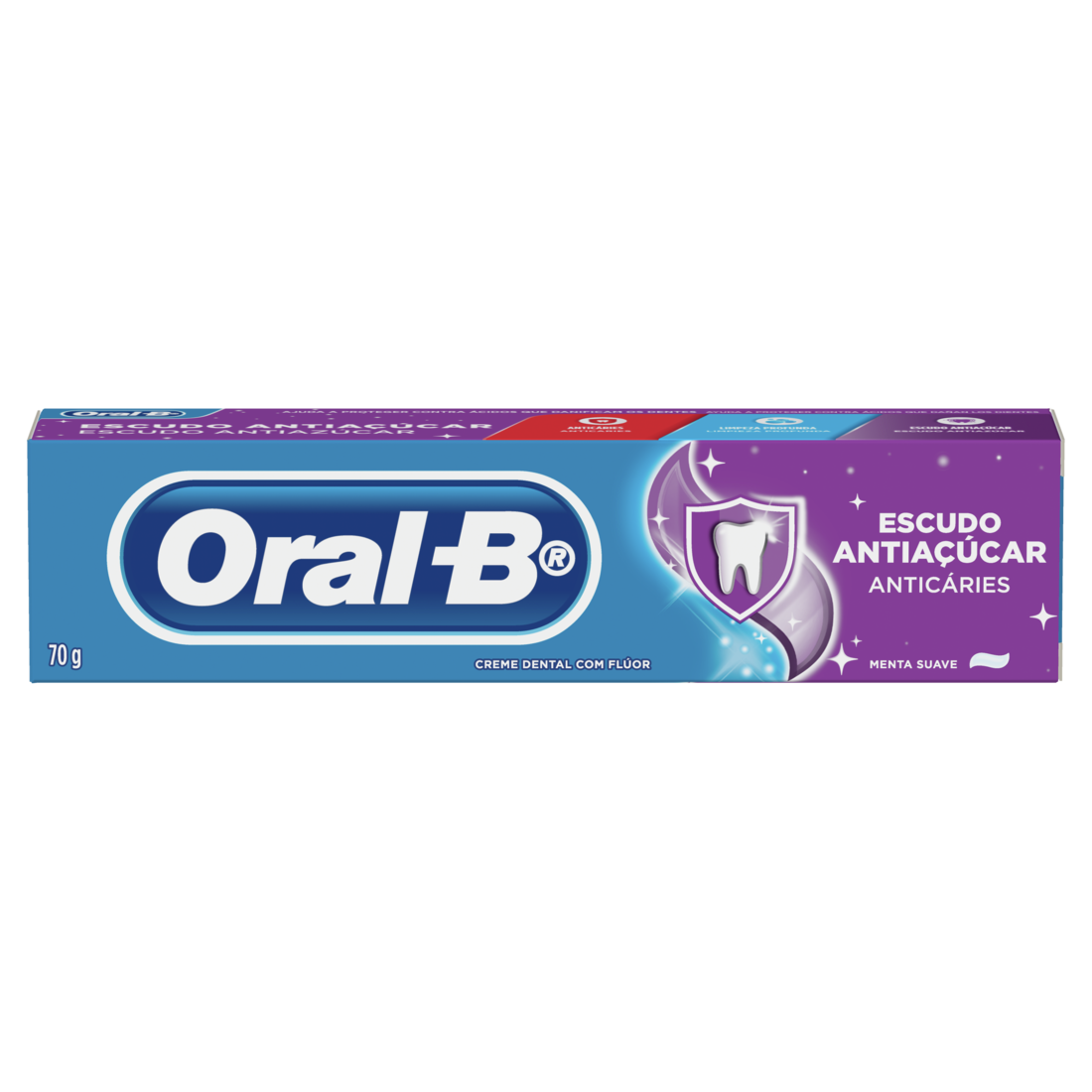 *CREME DENTAL ORAL-B ESCU ANTI ACUCAR 70
