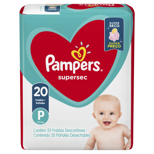 *FDA. PAMPERS SUPER SEC P C/ 20