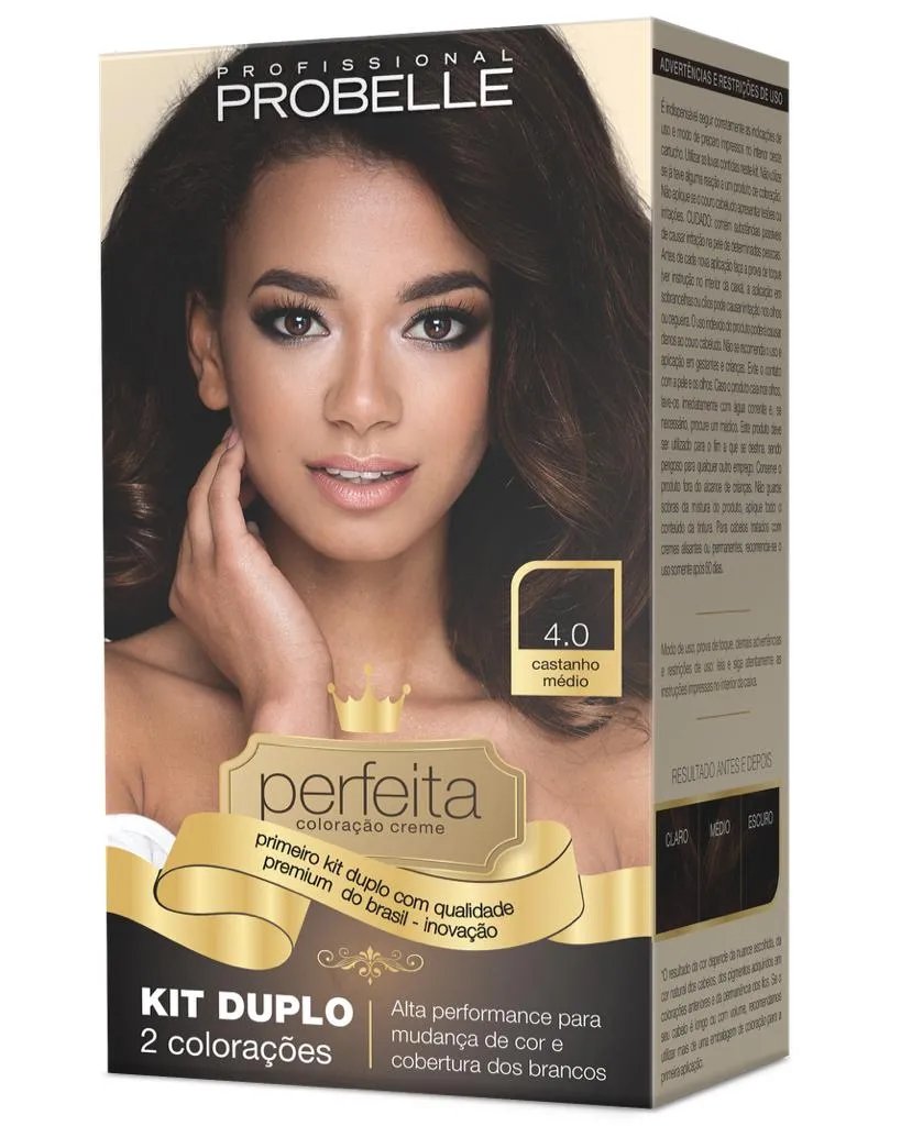 *COLOR KIT DUPLO PERFEITA 50GR 4.0 CASTA