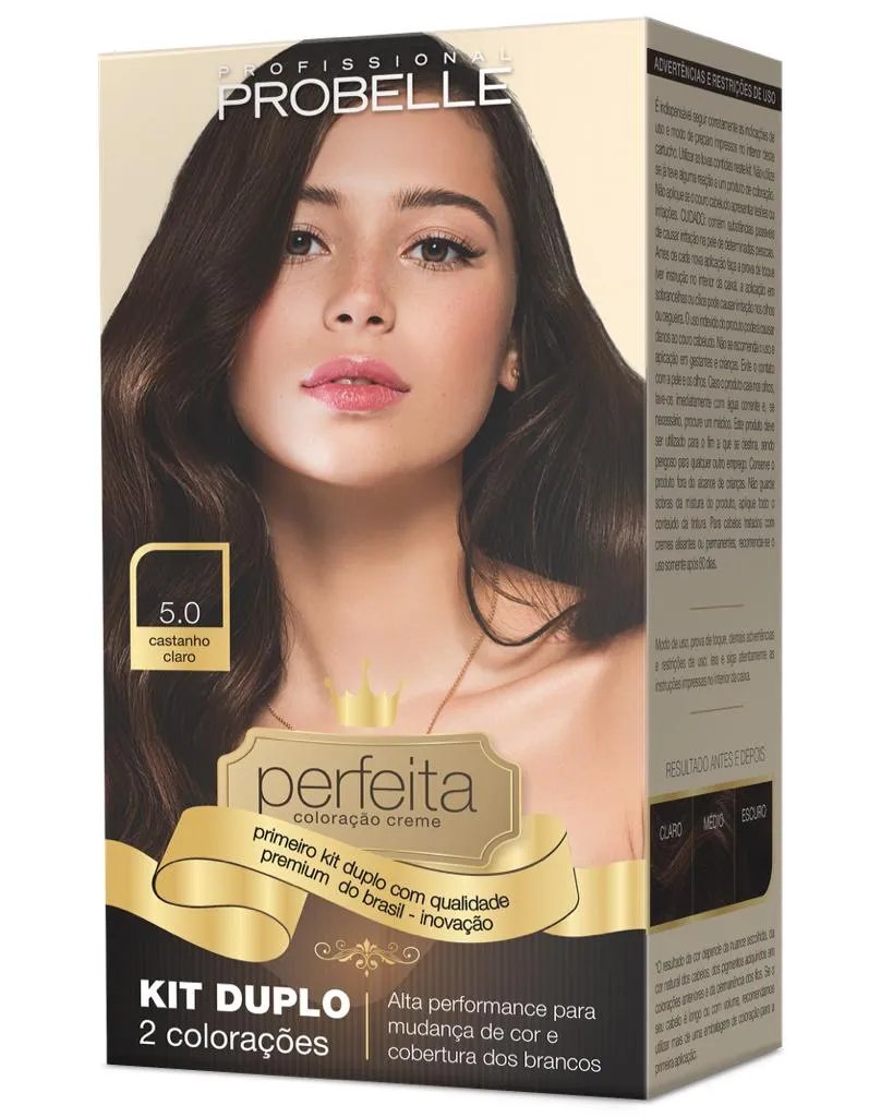 *COLOR KIT DUPLO PERFEITA 50GR 5.0 CASTA