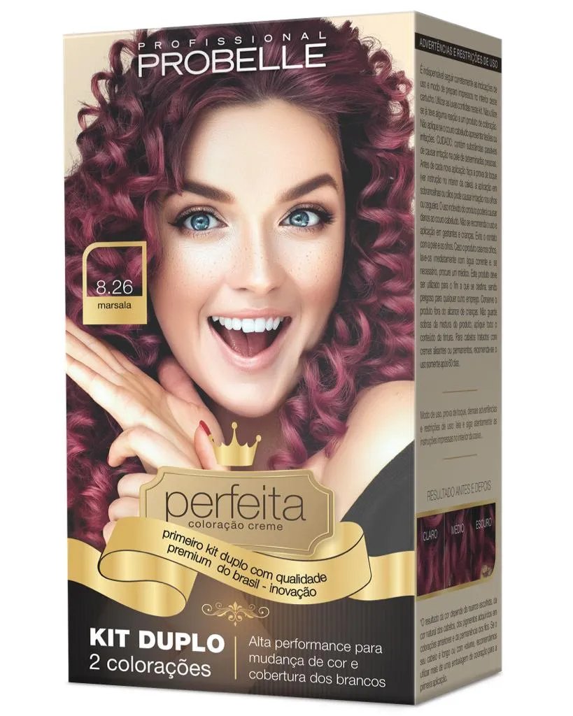 *COLOR KIT DUPLO PERFEITA 50GR 8.26 MARS