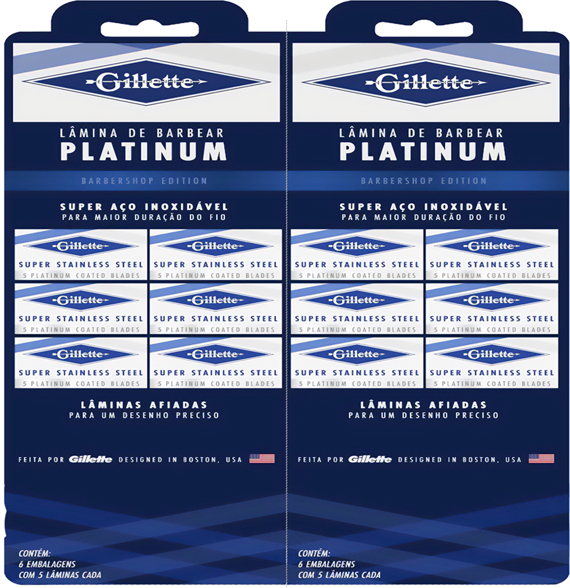 *LAMINA BARBEAR PLATINUM BLUE DUPLO FIO