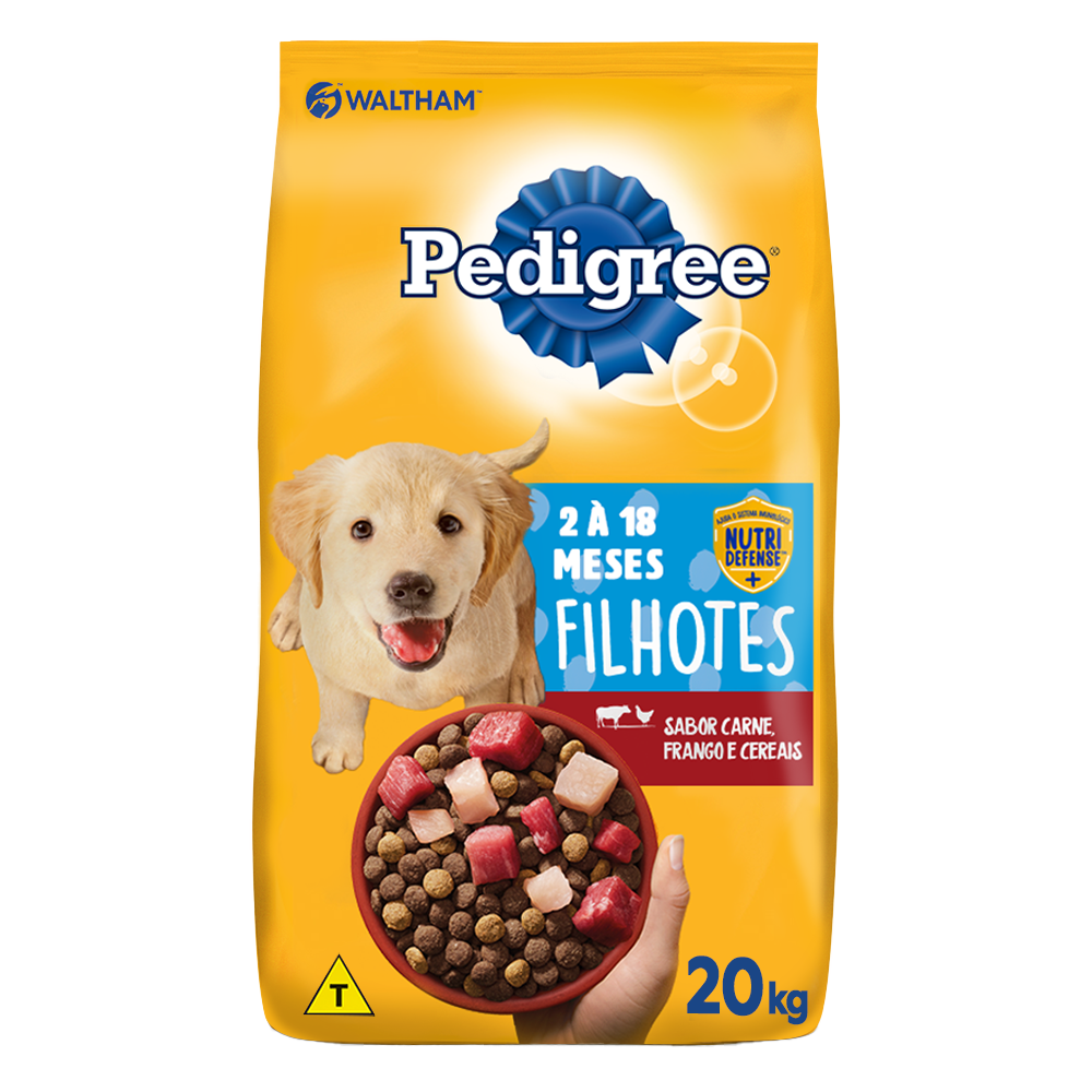 PEDIGREE FILHOTE CARNE FRANGO E CEREAIS 20KG