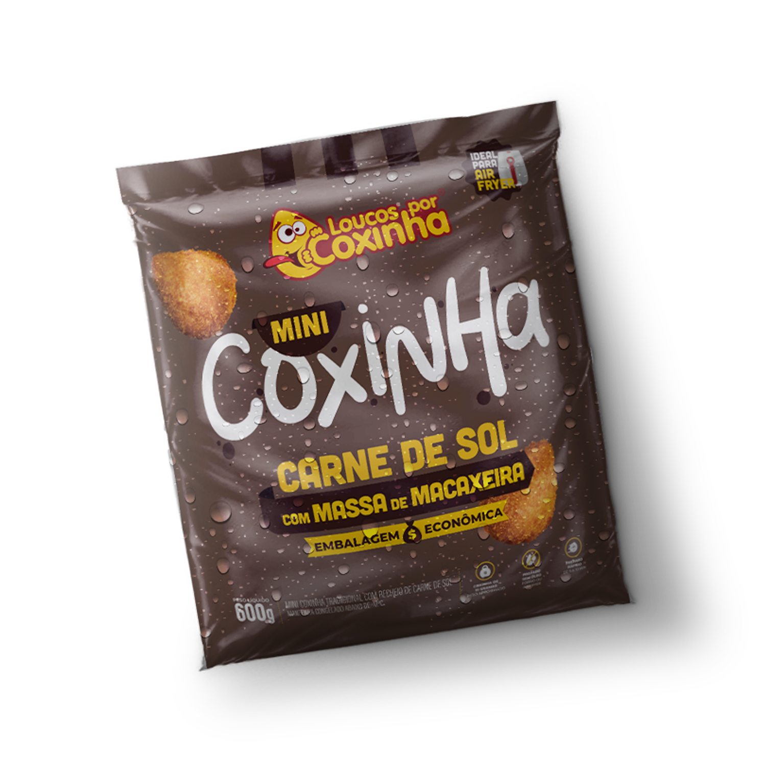 MINI COXINHA LPC CARNE DO SOL 600G