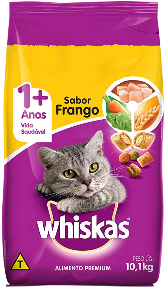 WHISKAS ADULTO FRANGO 10,1KG