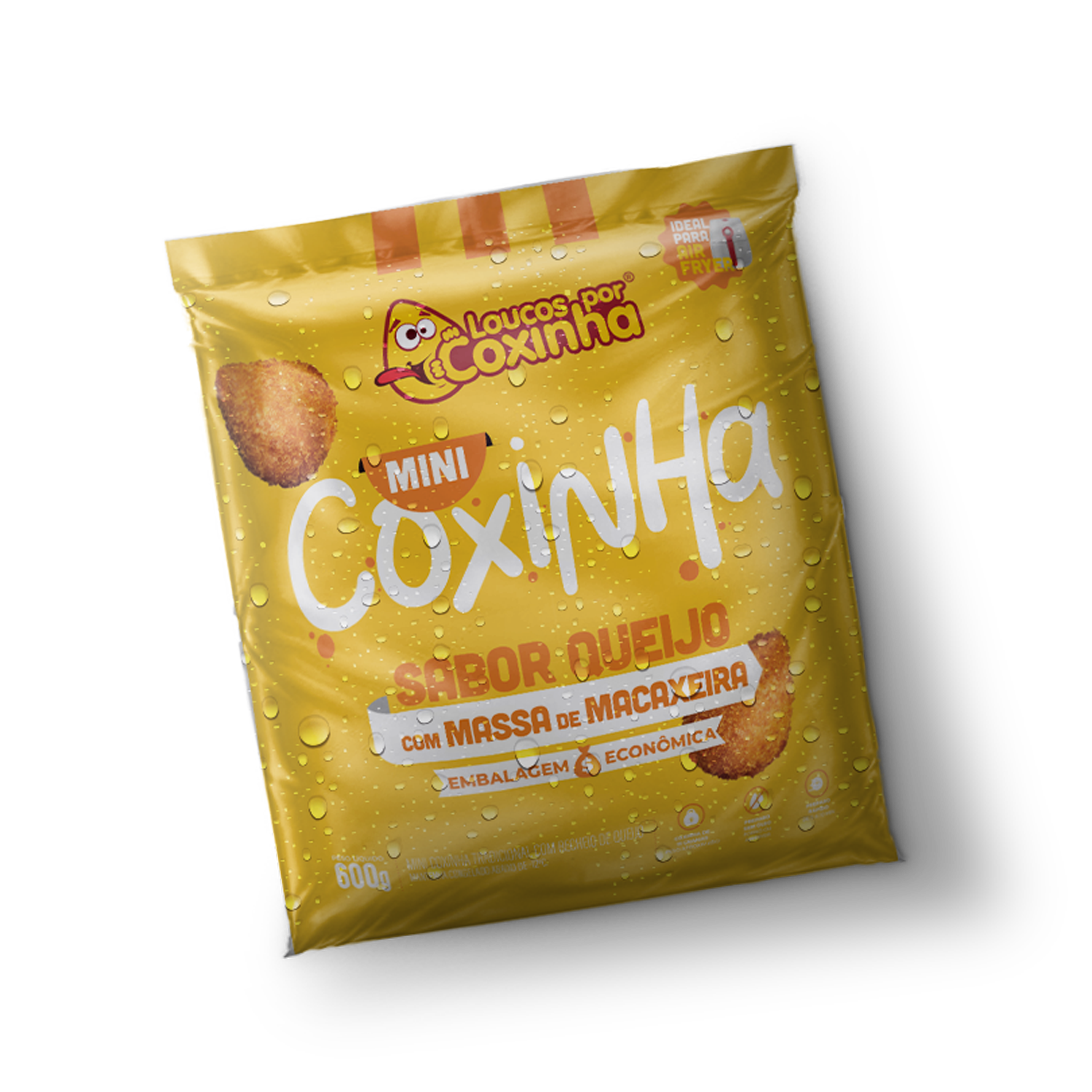 MINI COXINHA LPC QUEIJO 600G