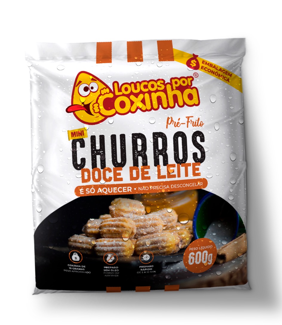 MINI CHURROS LPC DOCE DE LEITE 600G