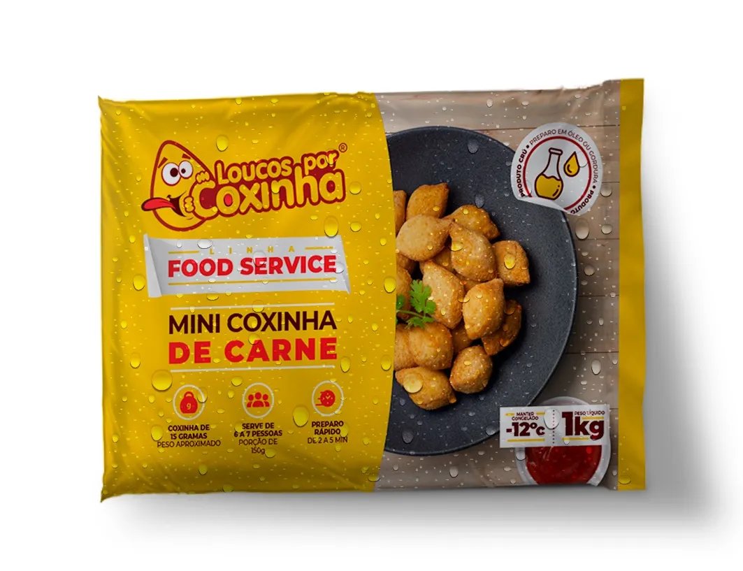 MINI COXINHA LPC CARNE DO SOL 1KG