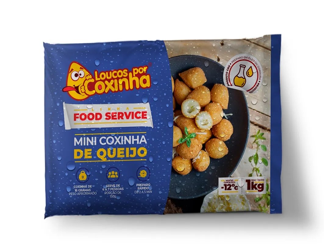 MINI COXINHA LPC QUEIJO 1KG