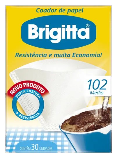 FILTRO DE PAPEL BRIGITTA 102 COM 30 UND