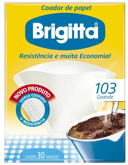 FILTRO DE PAPEL BRIGITTA 103 COM 30 UND