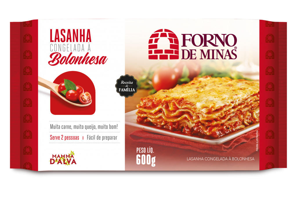 LASANHA CONGELADA FORNO DE MINAS BOLONHESA 600G