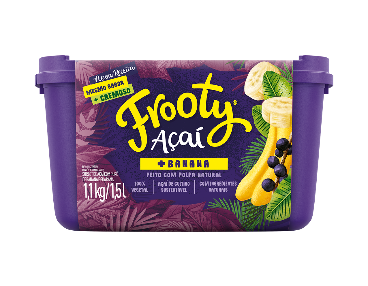 AÇAÍ FROOTY BANANA 1,5L