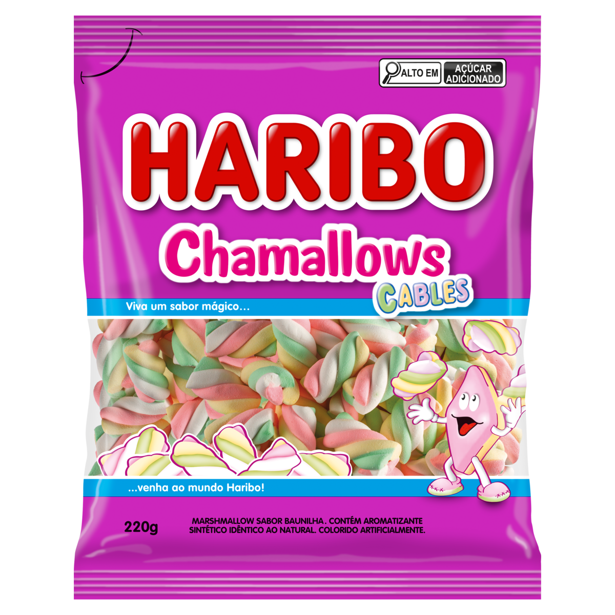 MARSHMALLOW HARIBO CABLES 220G