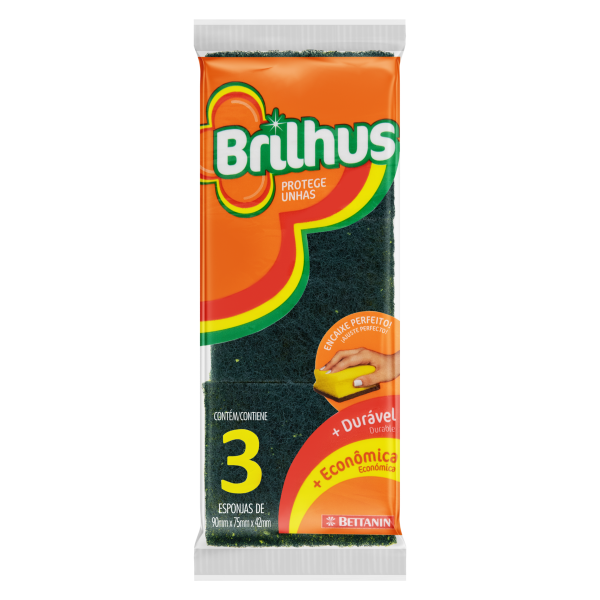 ESPONJA BRILHUS PROTEGE UNHAS 3 UND